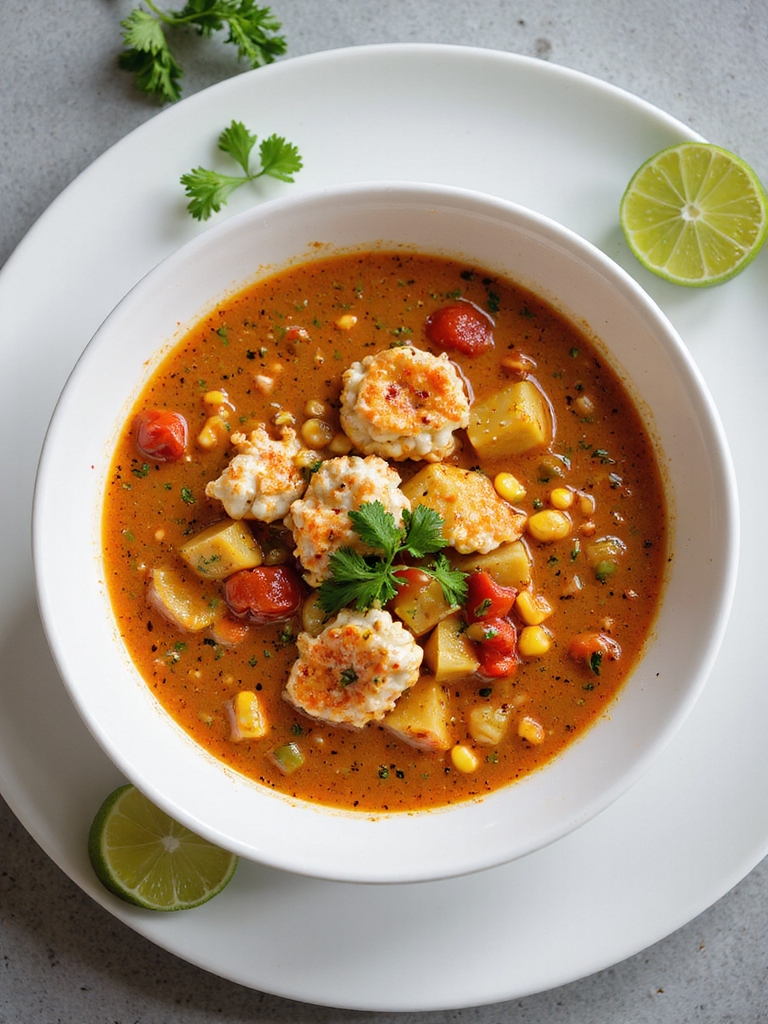 spicy tomato crab stew