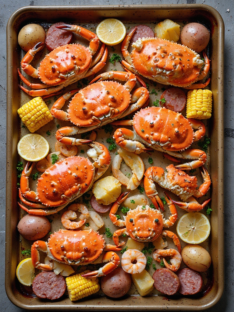 staggered high heat seafood roasting