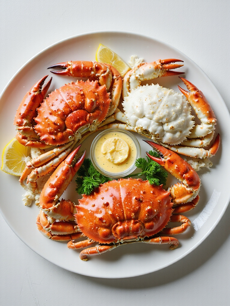 steamed crab legs with butter