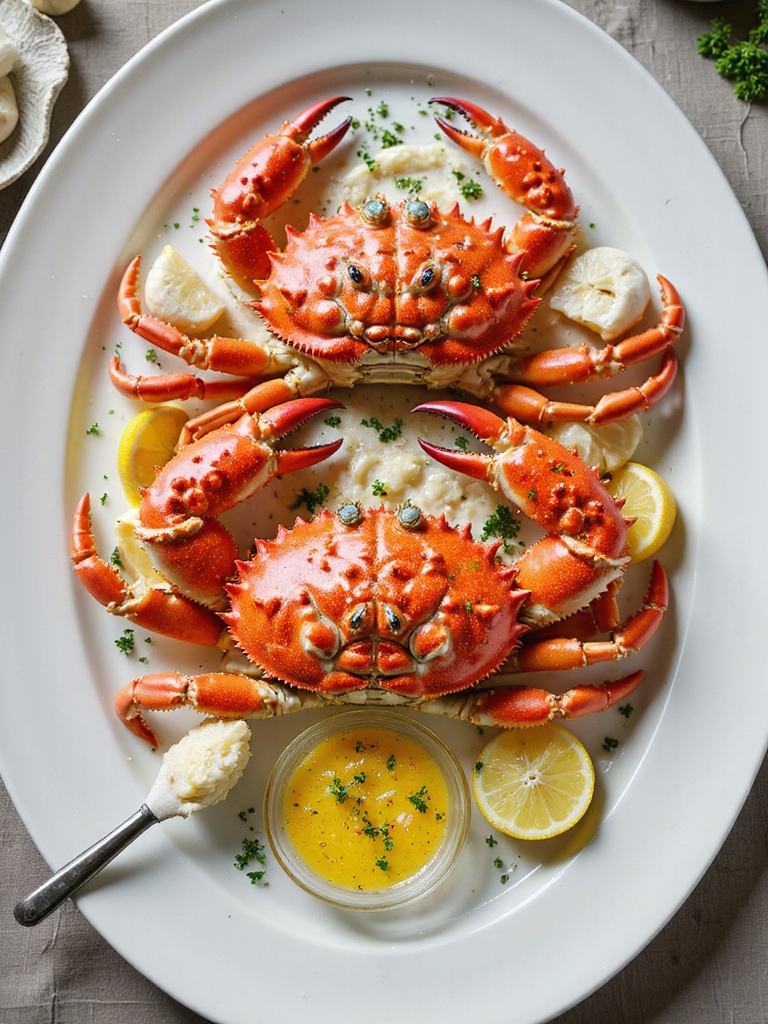 steamed king crab legs