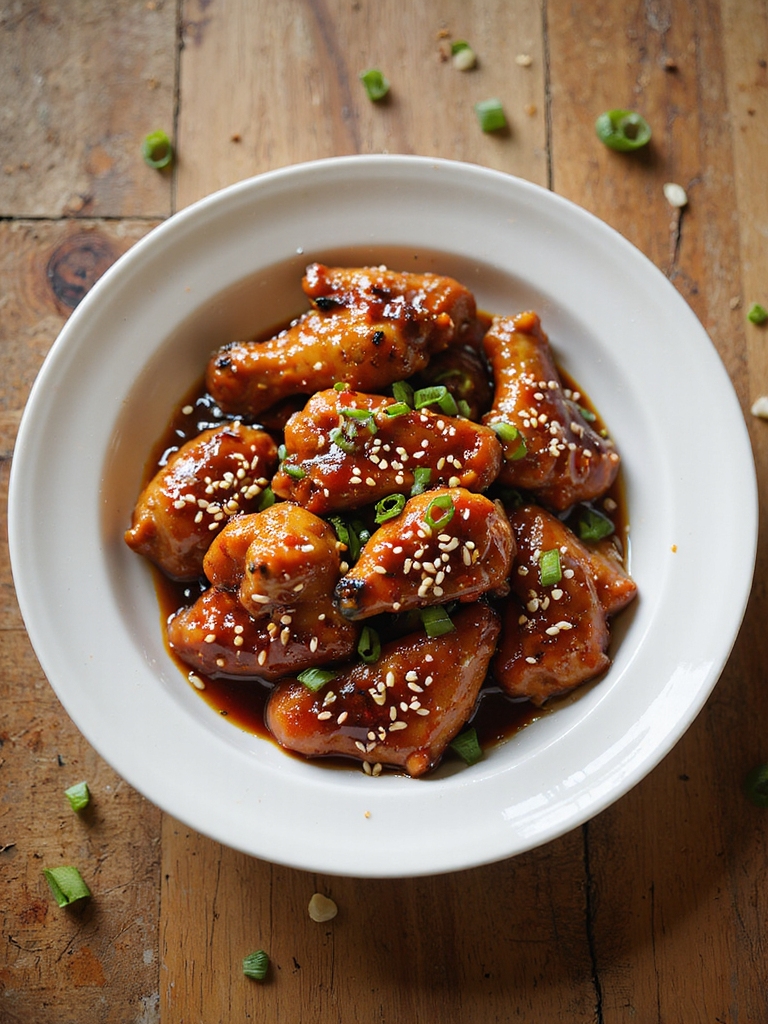 sticky sweet spicy glaze