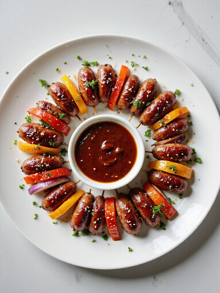sweet and smoky bbq skewers