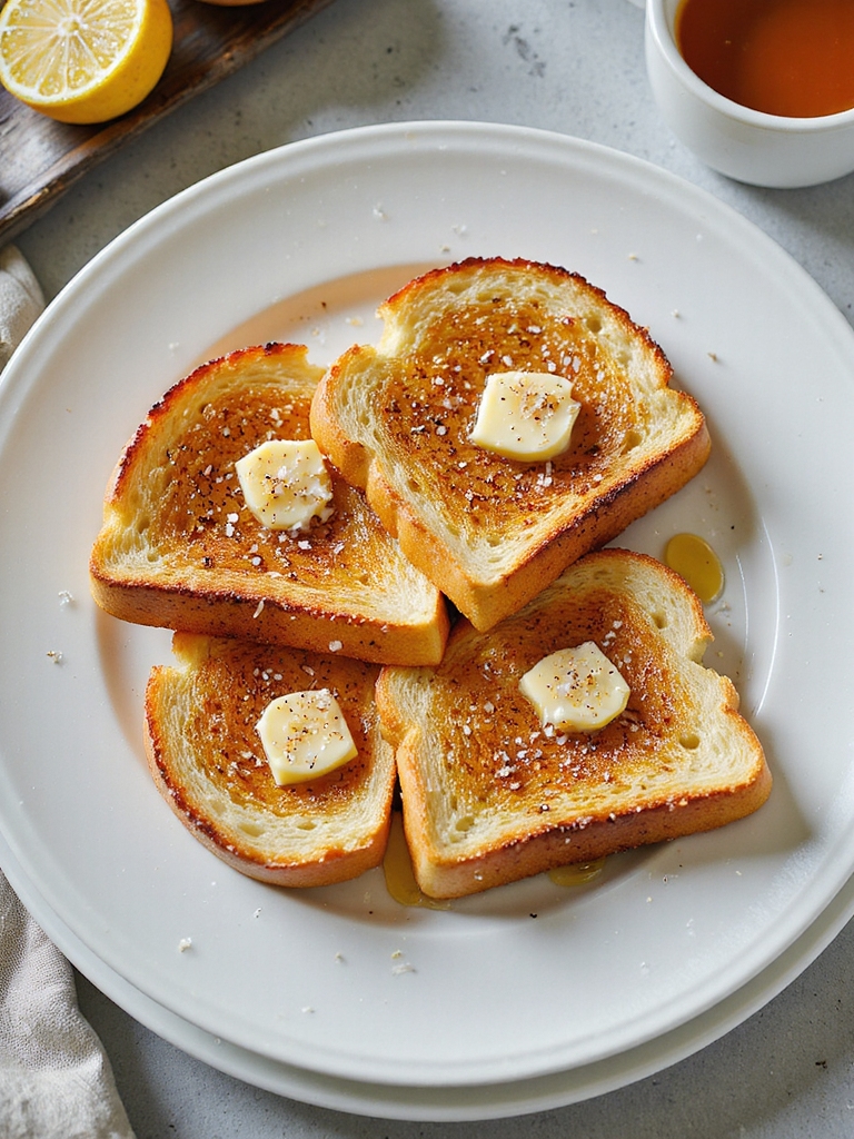 sweet garlicky cinnamon toast