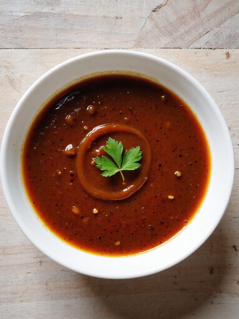 sweet savory honey bbq glaze