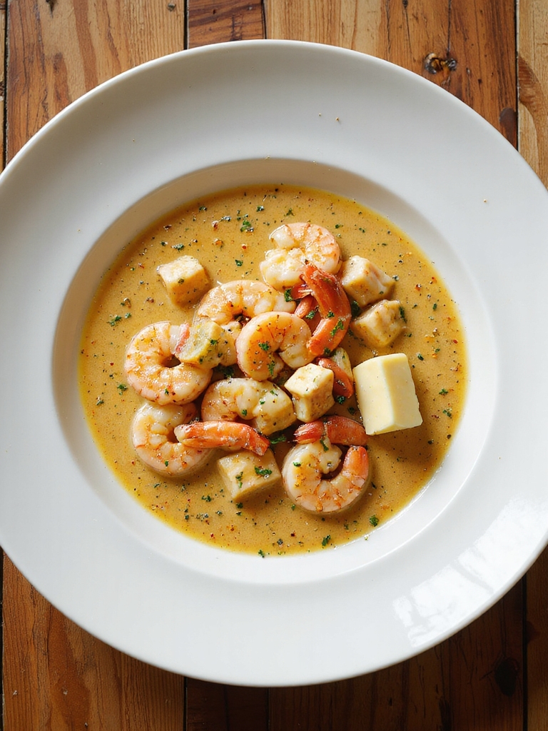 tempered creamy sherry sauce