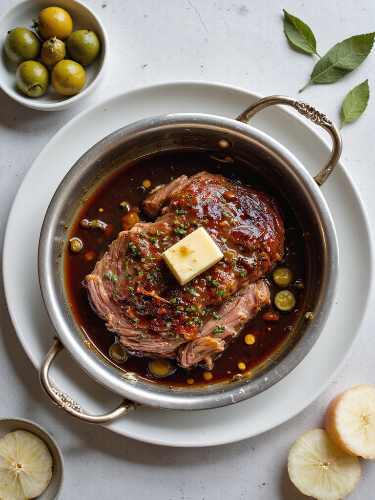 tender buttery pepperoncini infused roast