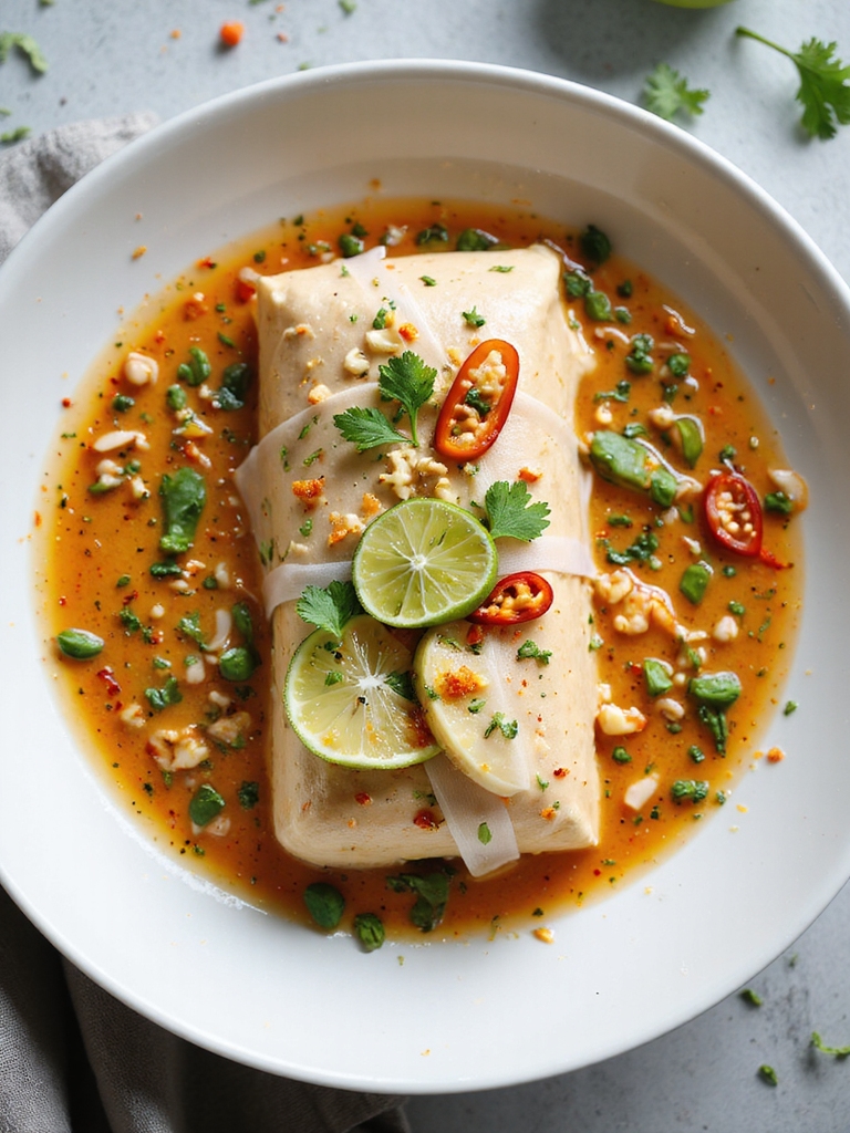 thai inspired lime chili garlic butter