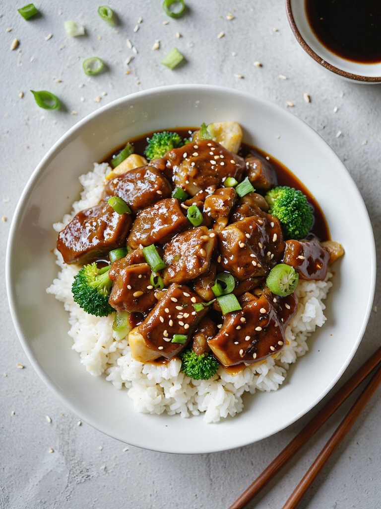 thick glossy beef broccoli