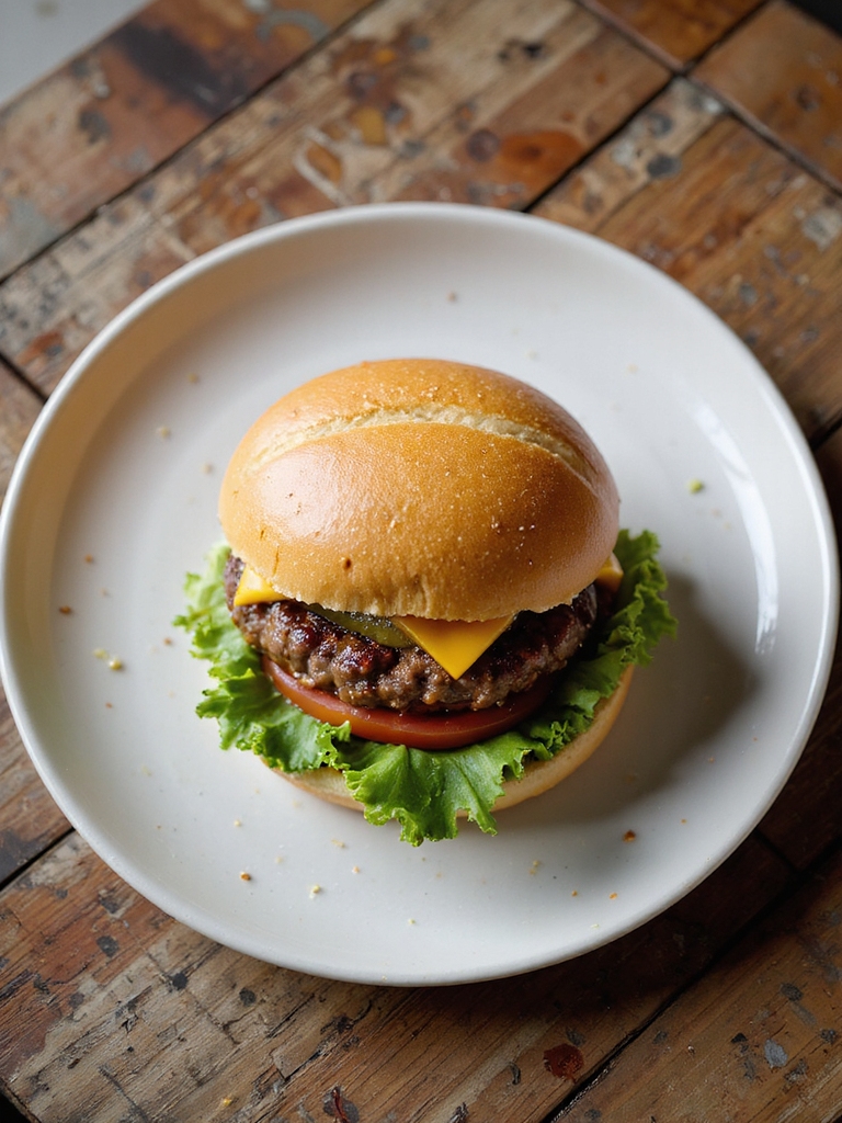 thick juicy restaurant style burger