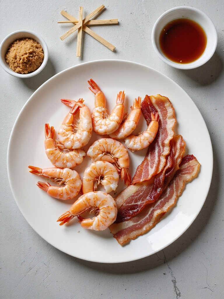 thin cut bacon wrapped shrimp