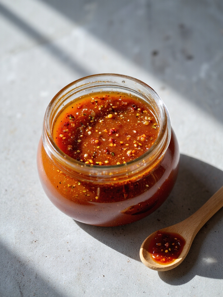 thin tangy spicy vinegar sauce