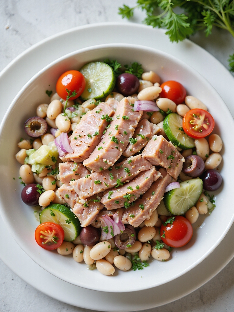 tuna cannellini lemon vinaigrette