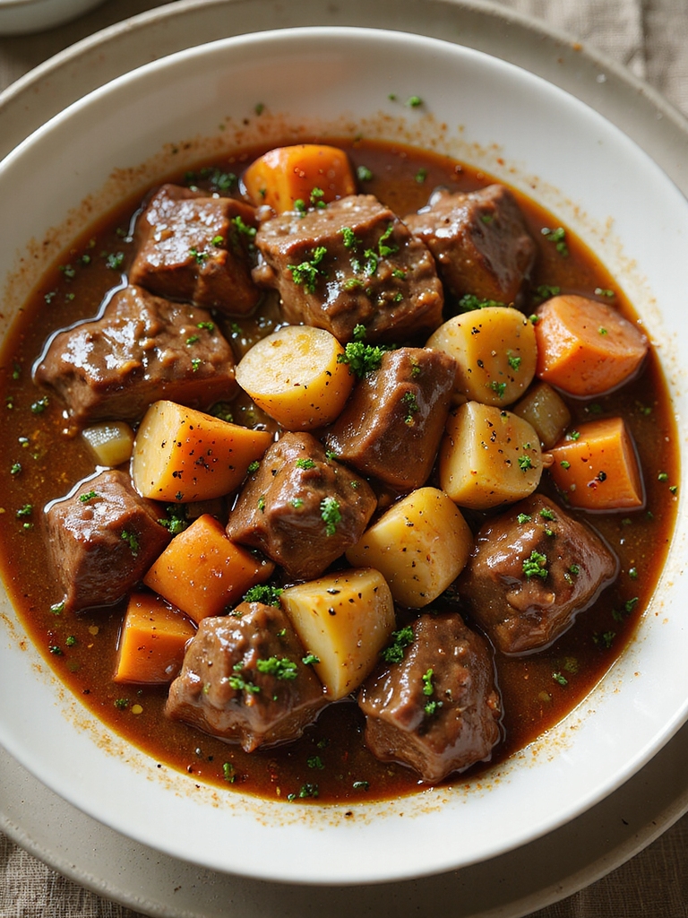 ultra thick glossy gravy stew