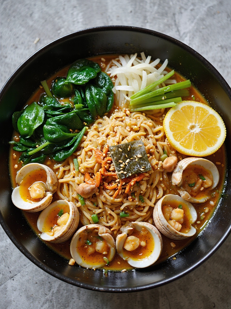 umami miso clam ramen