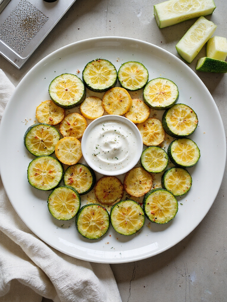 uniformly sliced salted air fried