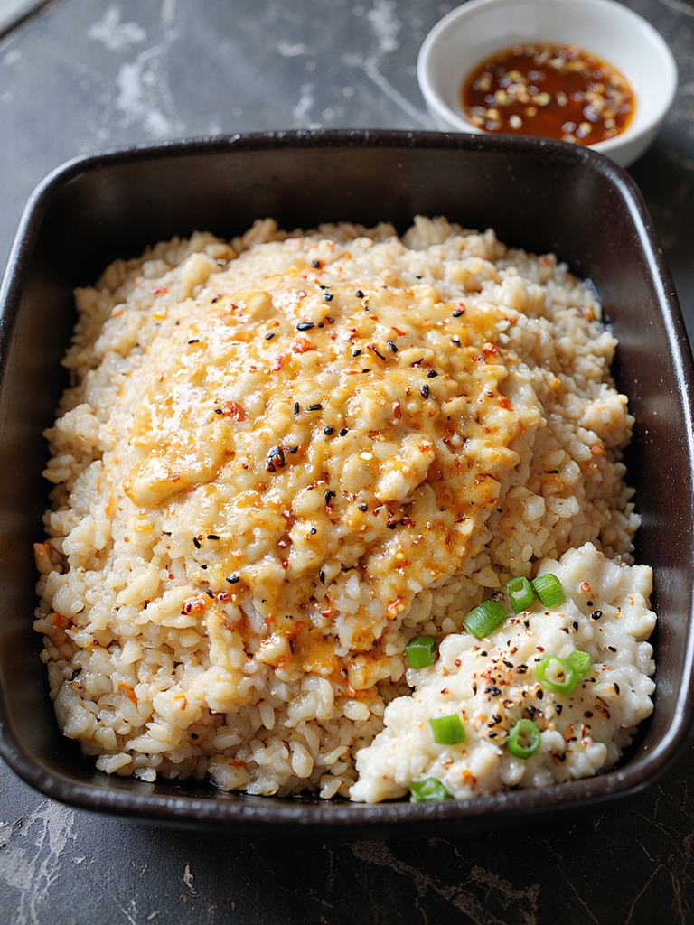 warm seasoned short grain rice
