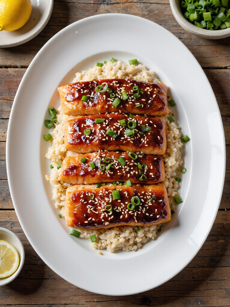 weeknight flaky air fried salmon
