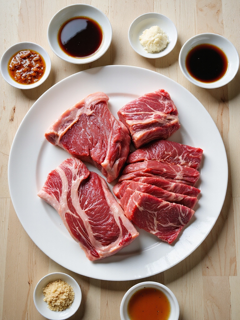 well marbled beef slow cooked