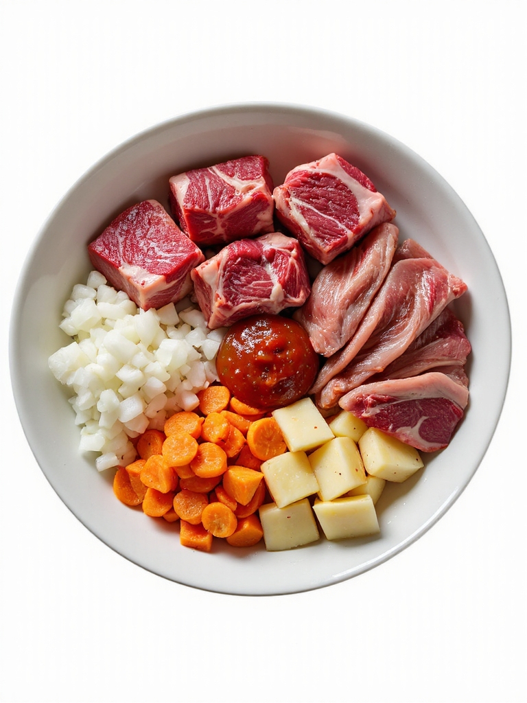 well marbled chuck stew