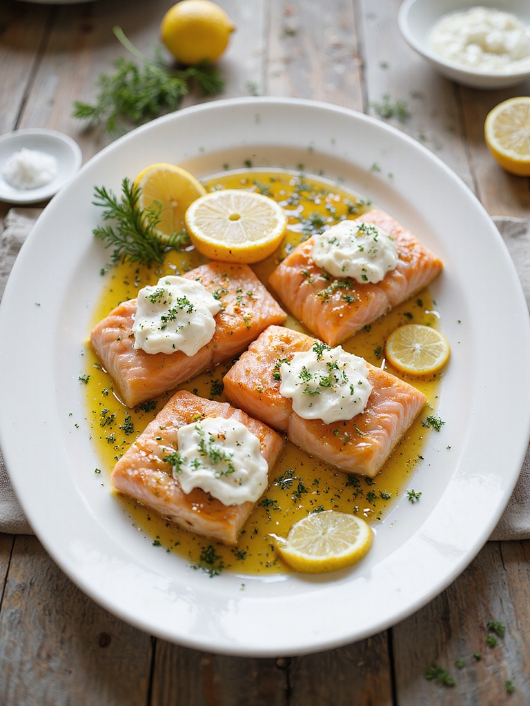 zesty bright lemon salmon