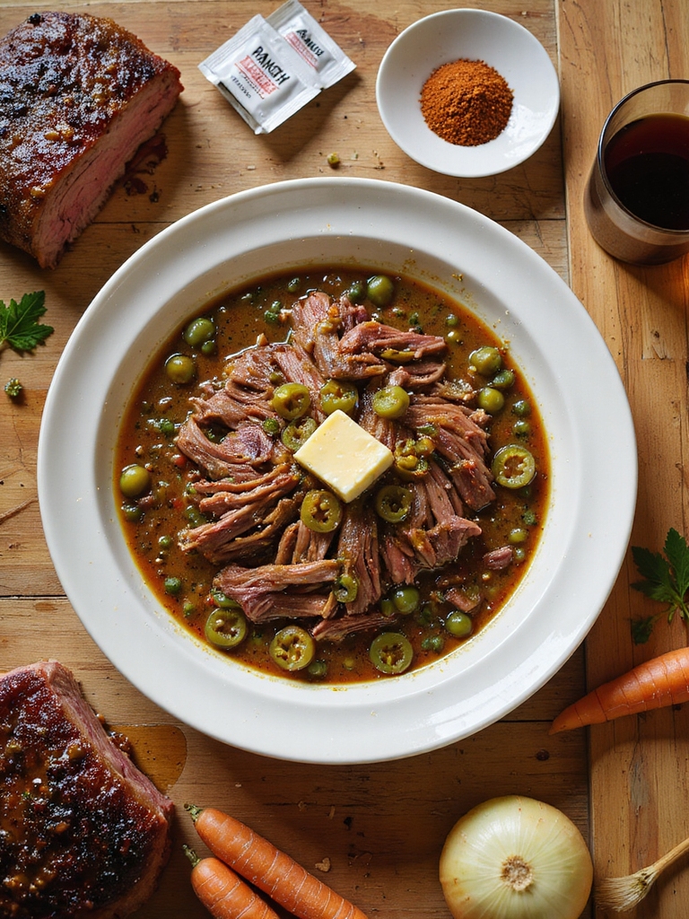 zesty buttery pepperoncini beef