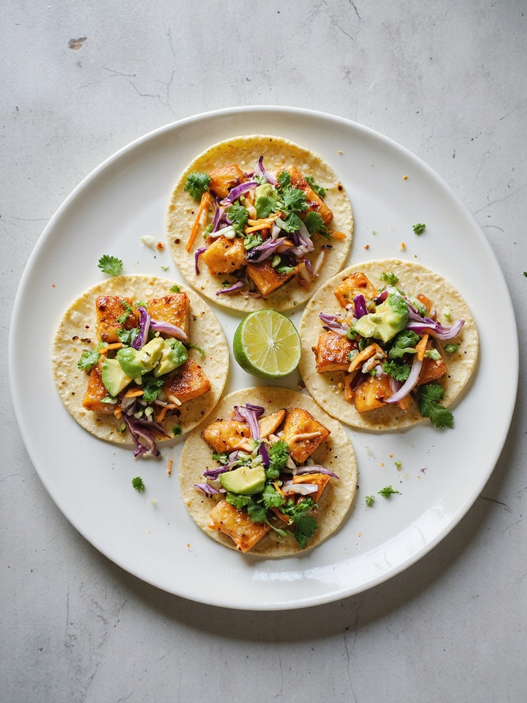 zesty lemon pepper salmon tacos