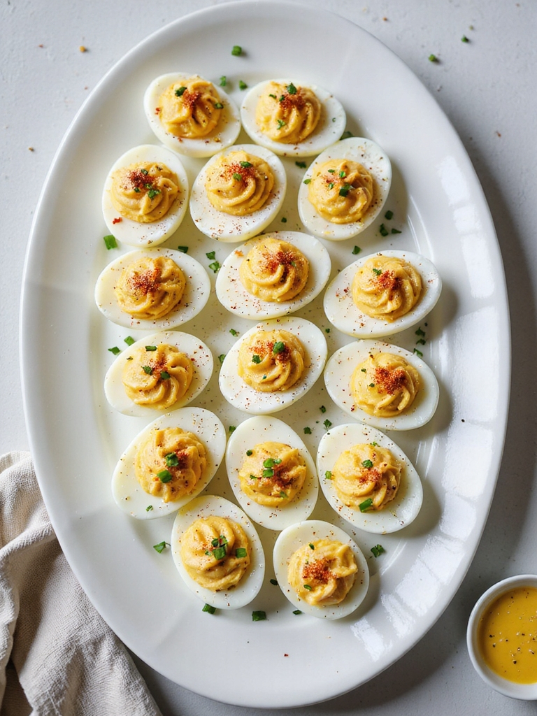 zesty old bay deviled eggs