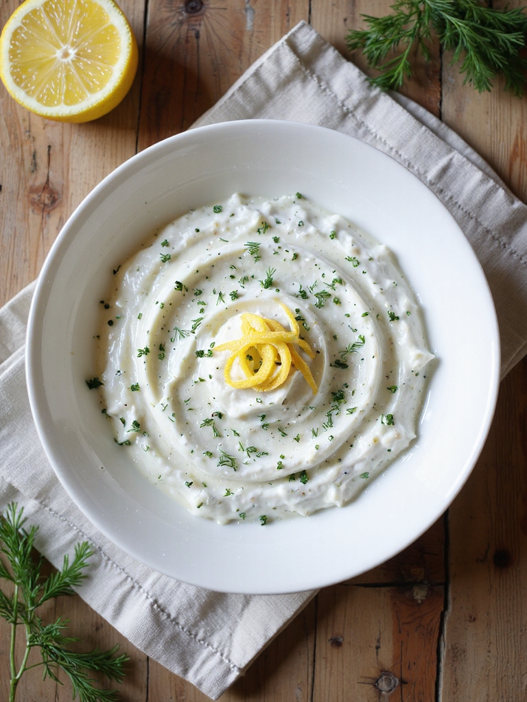 zippy creamy horseradish dill dip